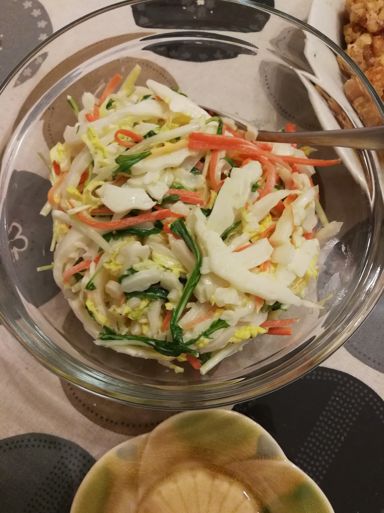 白菜にんじん水菜のコールスロー