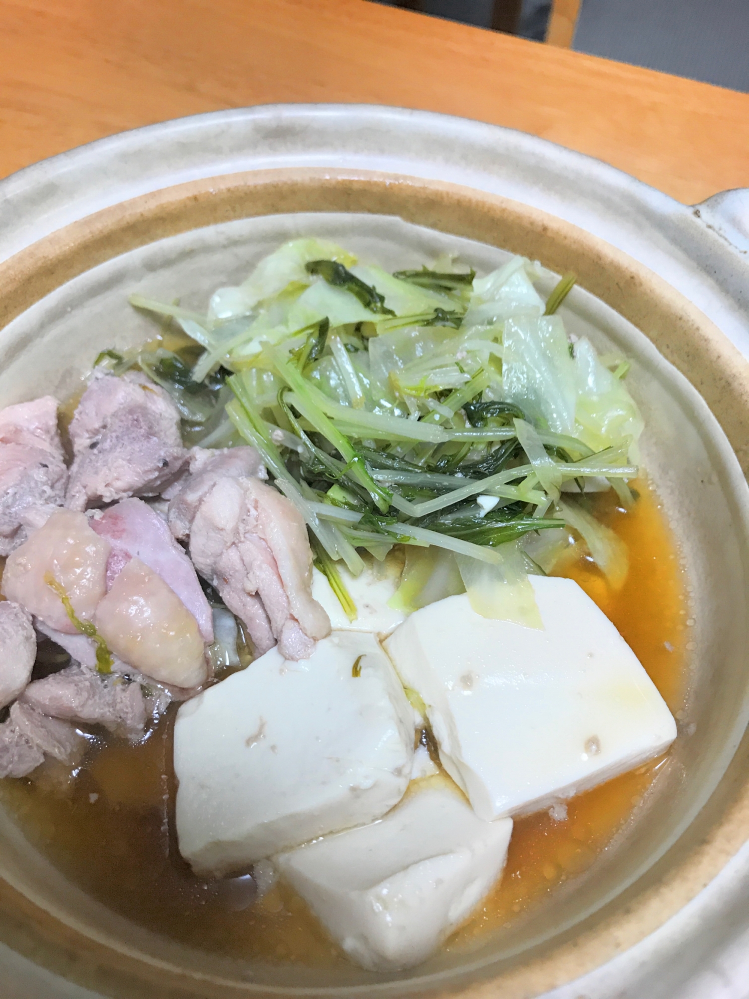 生姜香る♪あっさり鶏豆腐