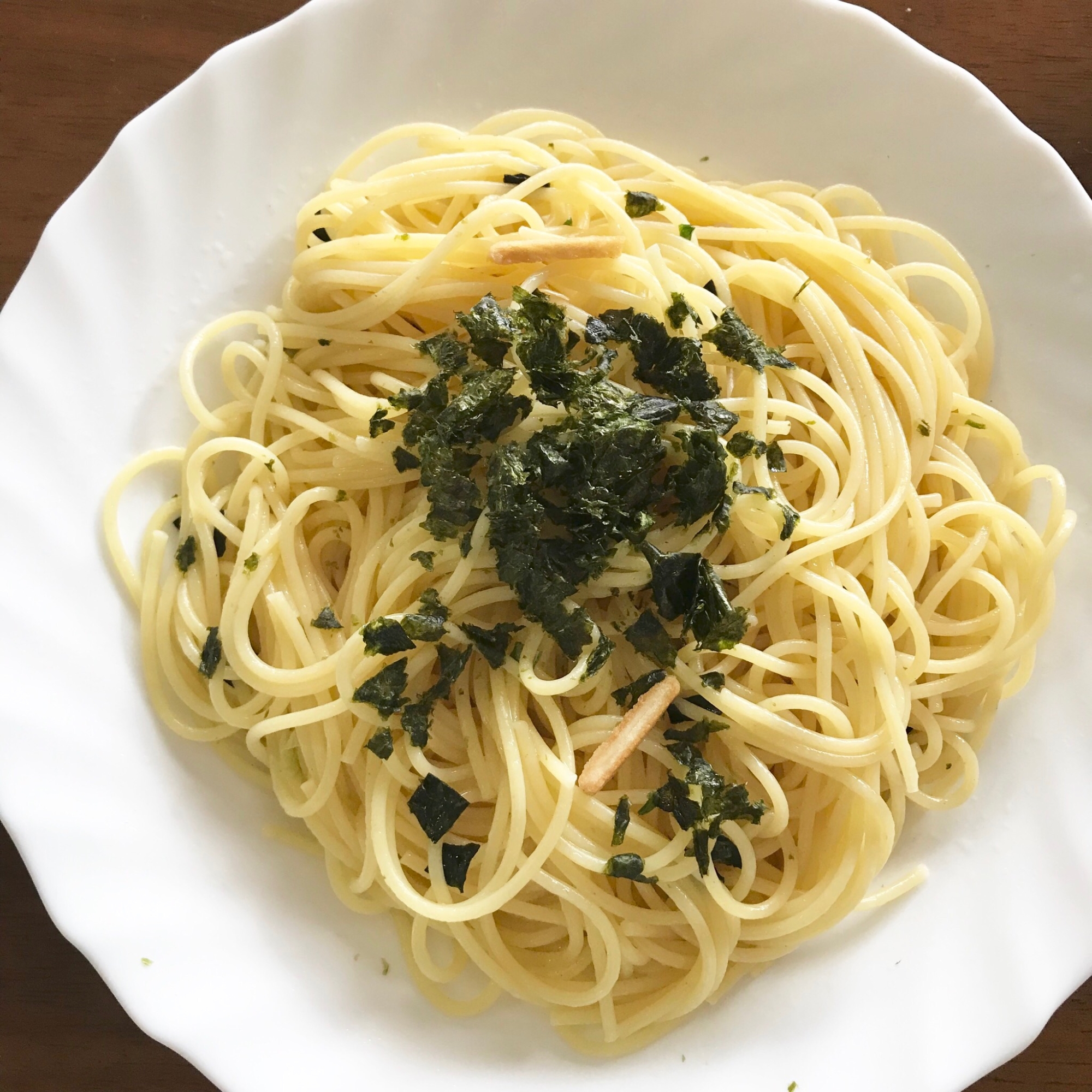 お吸い物の素で☆手抜きだけど美味しいパスタ