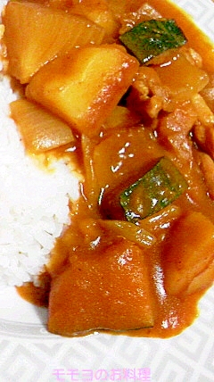 クミンでさらにおいしい☆かぼちゃ入りカレーライス