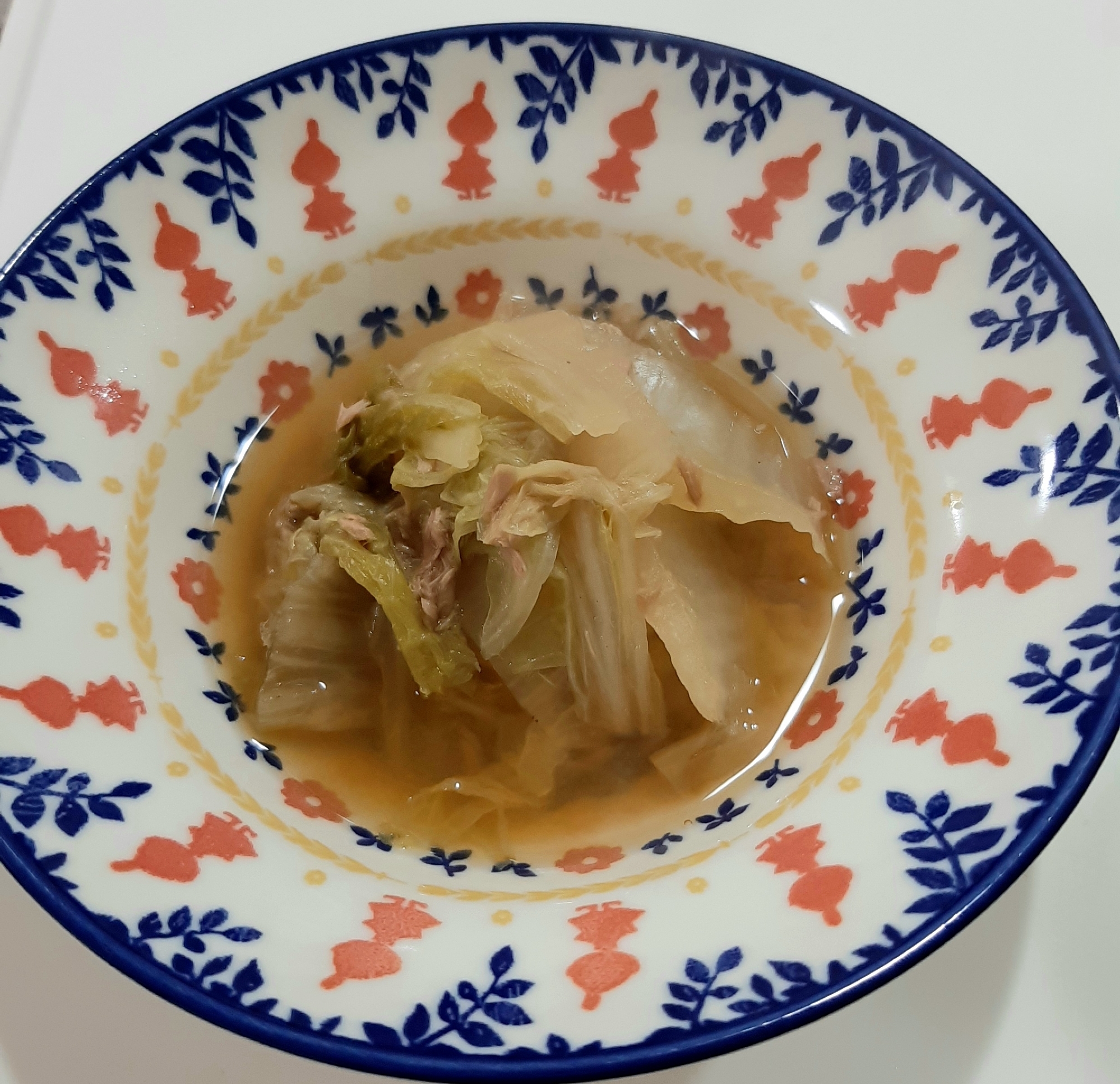 白菜とシーチキンのうま煮