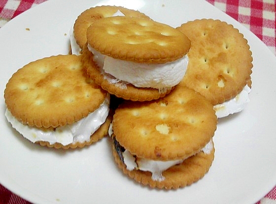 ホットマシュマロチョコサンド