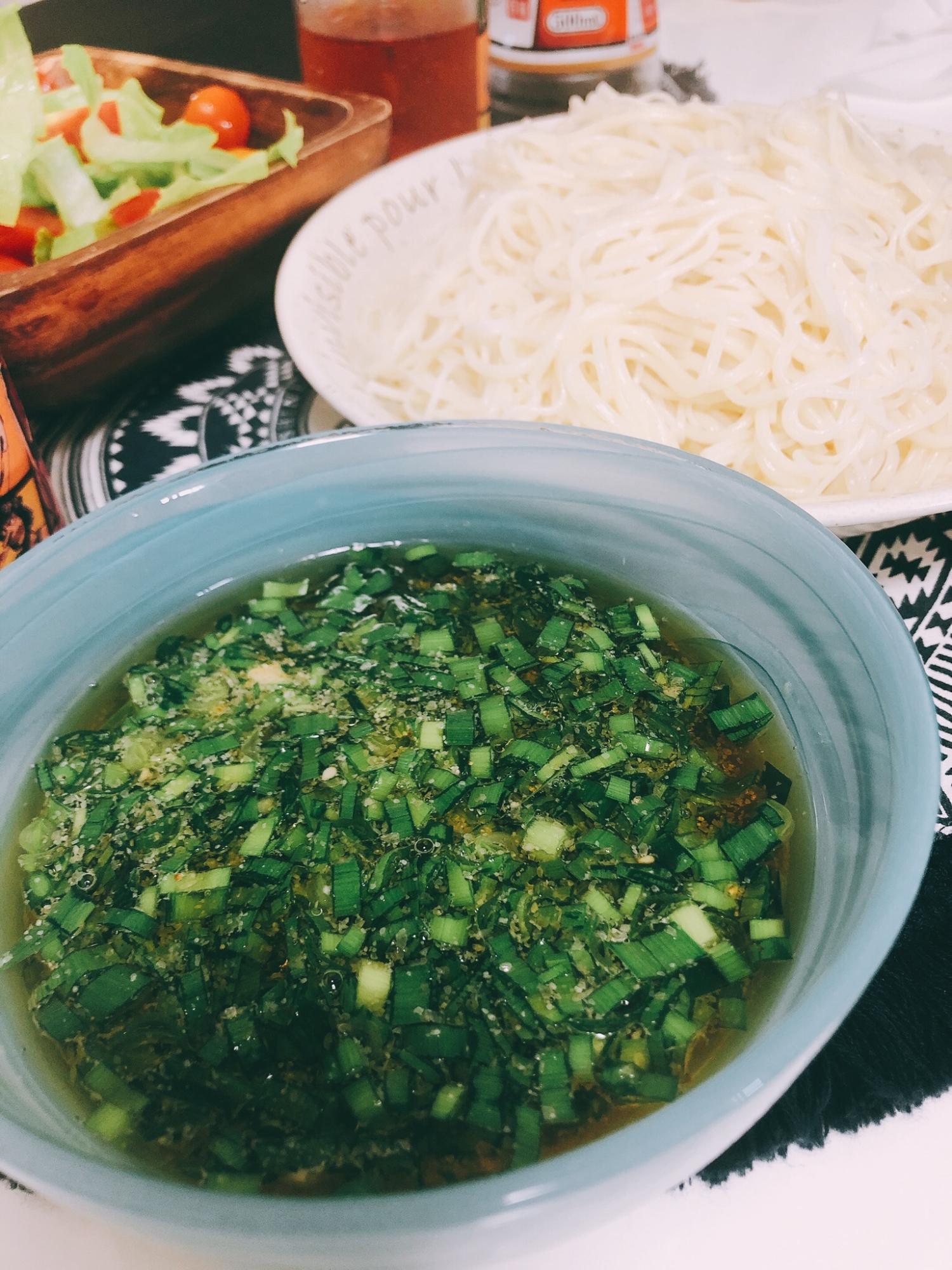 夏バテ解消！そうめんのニラごまだれ⭐