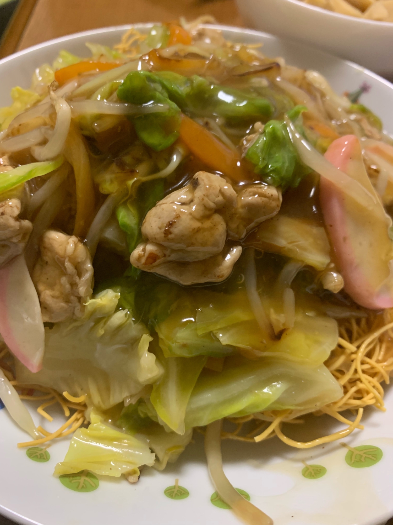 野菜たっぷりの皿うどん♪