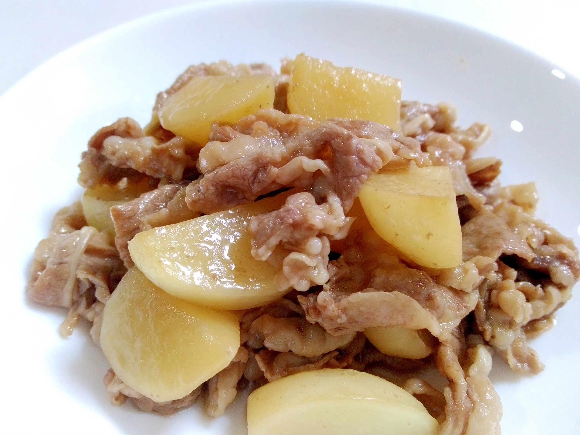 かぶがとろとろ☆牛肉とかぶの煮物