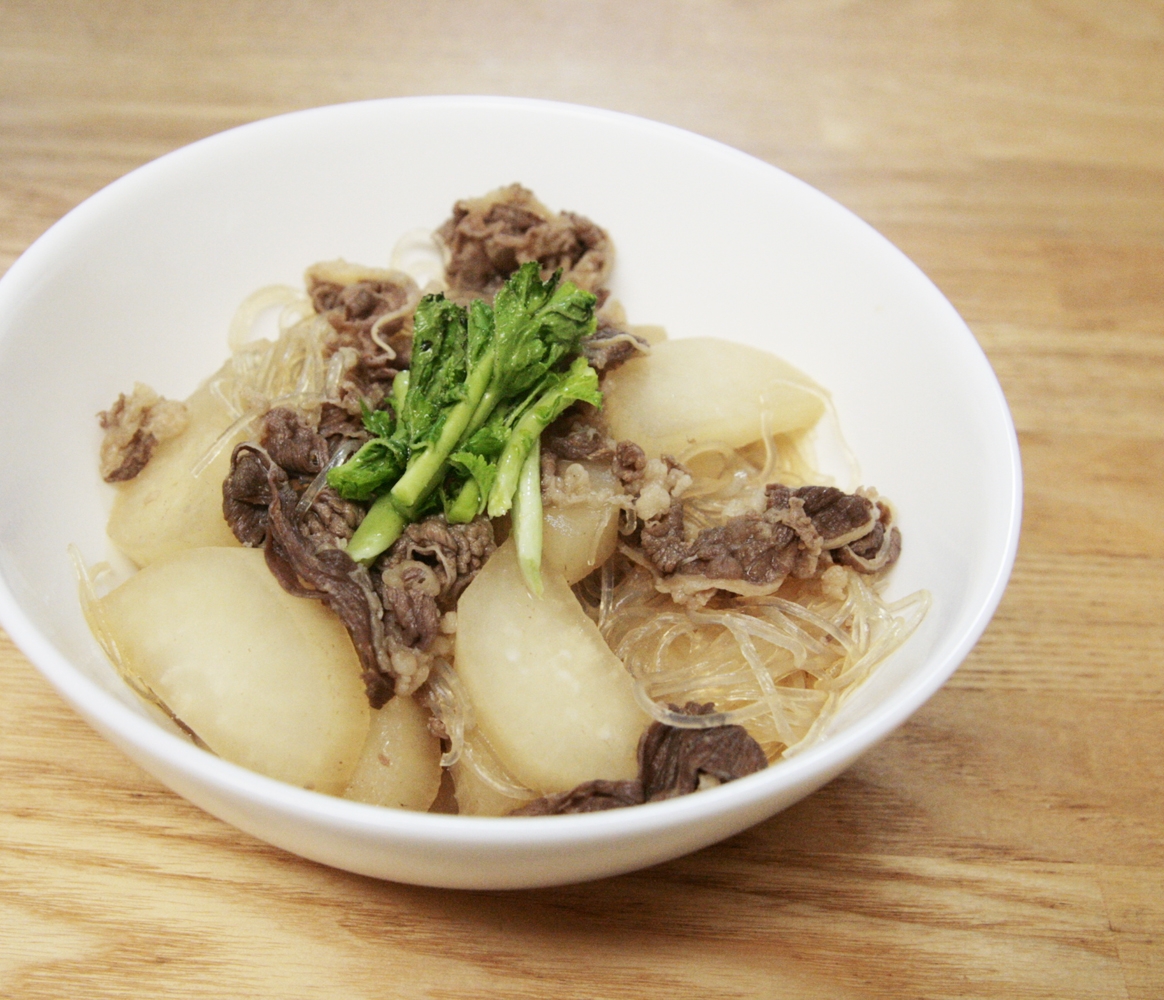 牛肉と大根の煮物