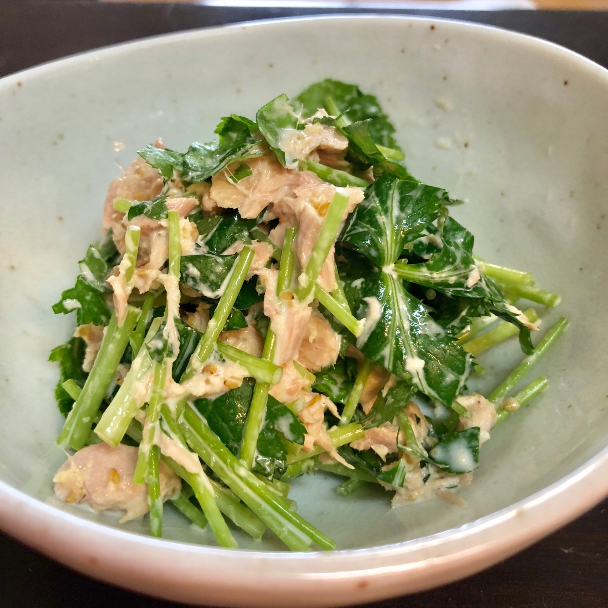 三つ葉とツナのサラダ レシピ 作り方 By ピチコとムスメ 楽天レシピ 三つ葉とツナのサラダ レシピ 作り方 By ピチコとムスメ 楽天レシピ