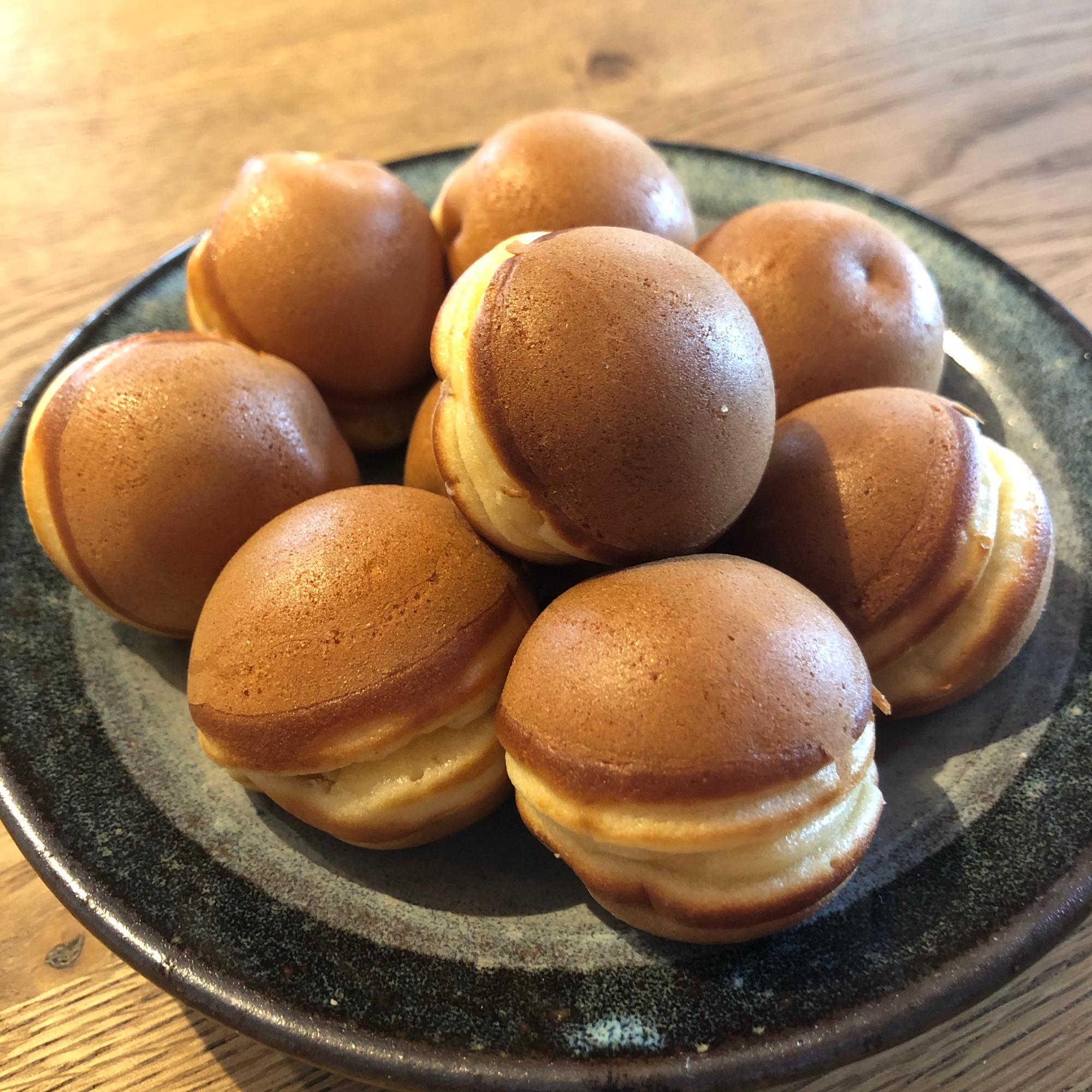 たこ焼き器でベビーカステラ☆目指せ福玉焼！