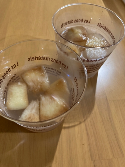 生桃♪香り豊かな桃ゼリー！