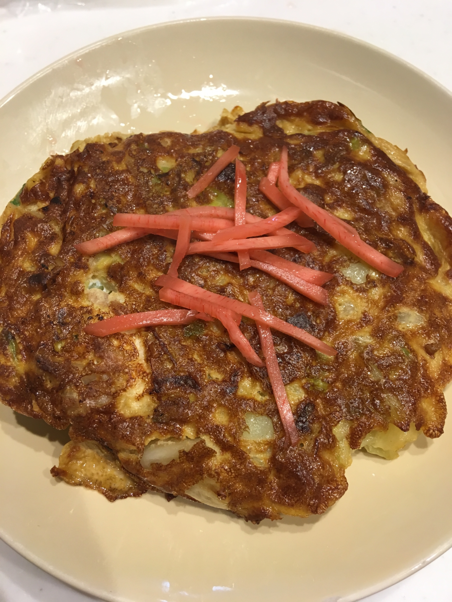 小麦粉不使用！ヘルシーお好み焼き風