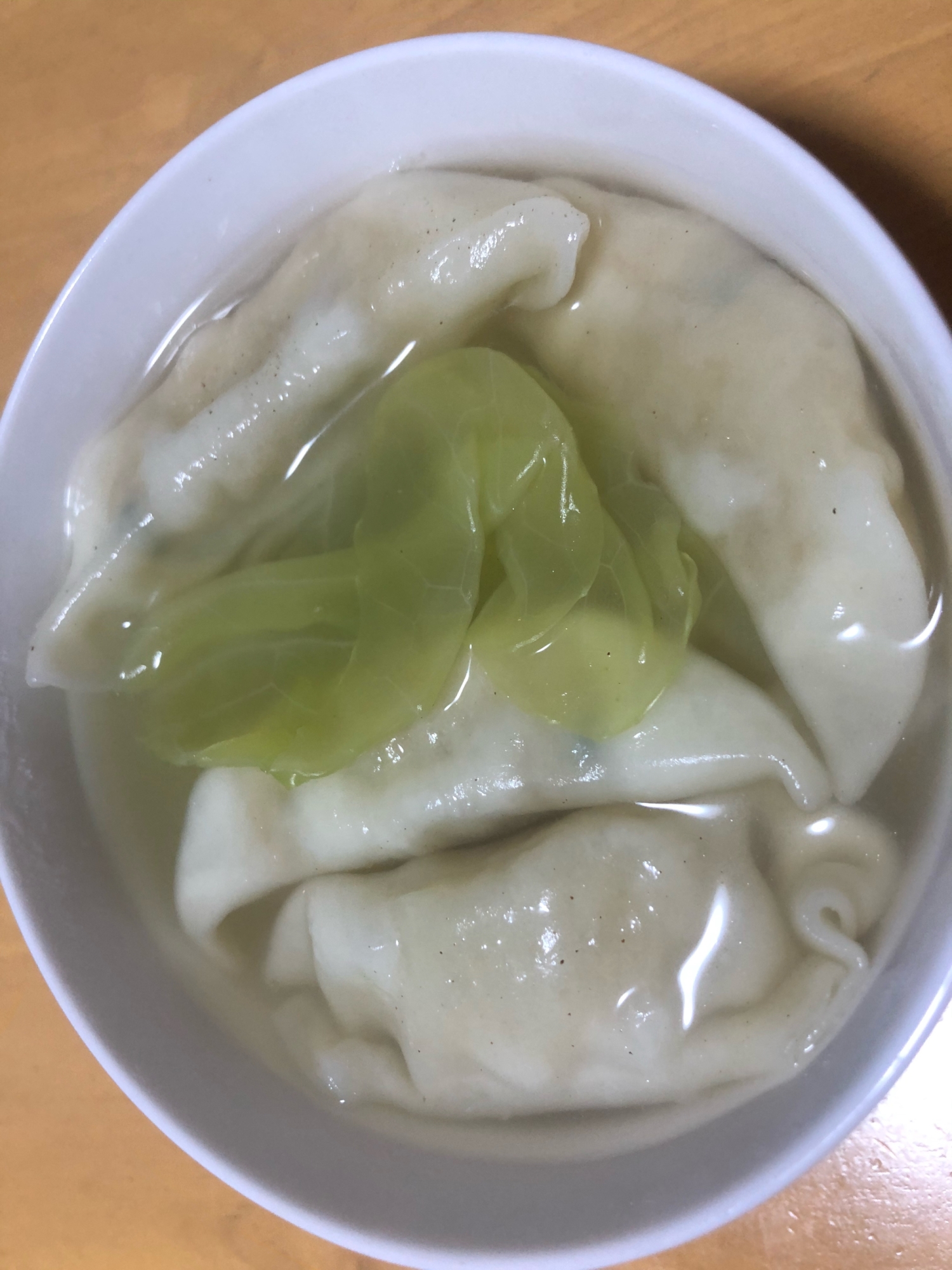 市販の餃子で水餃子