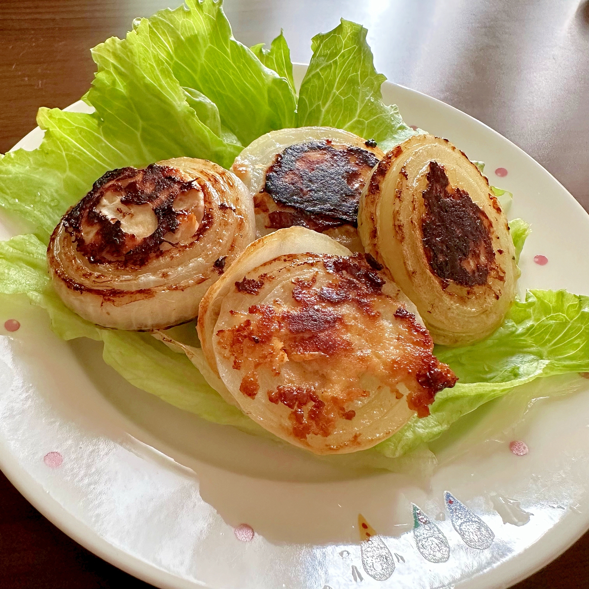 新玉ねぎの肉詰めꕤ·͜· ‎܀ꕤ