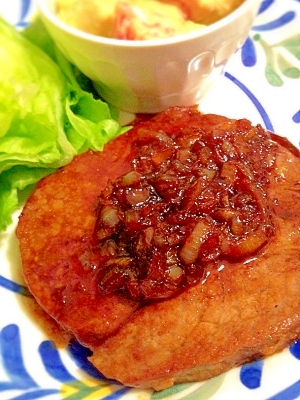 塩麹牛ステーキ