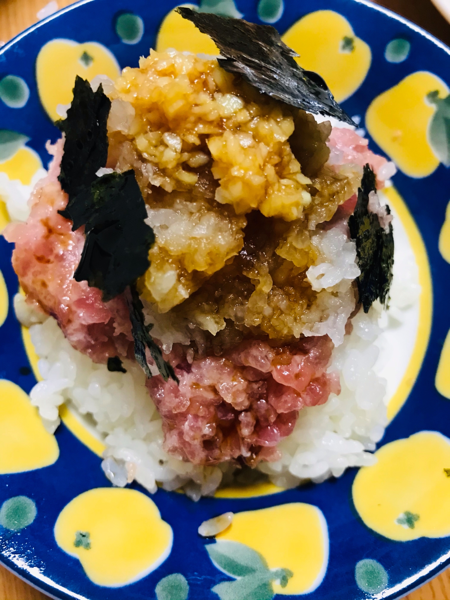 ネギトロと大根おろし丼