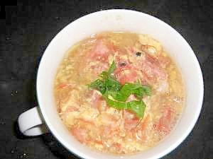 甘海老の頭と殻の中華スープ
