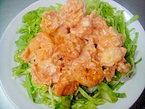 バナメイエビのオーロラソース和え レシピ 作り方 By Mint74 楽天レシピ バナメイエビのオーロラソース和え レシピ 作り方 By Mint74 楽天レシピ