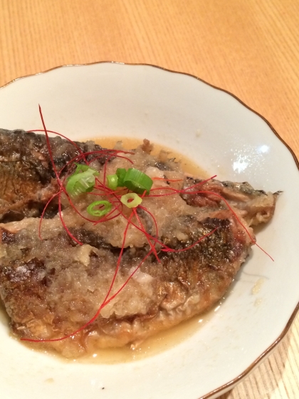 簡単さっぱり秋刀魚のおろし煮