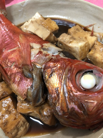 魚を美味しく食べよう！金目鯛の煮付け