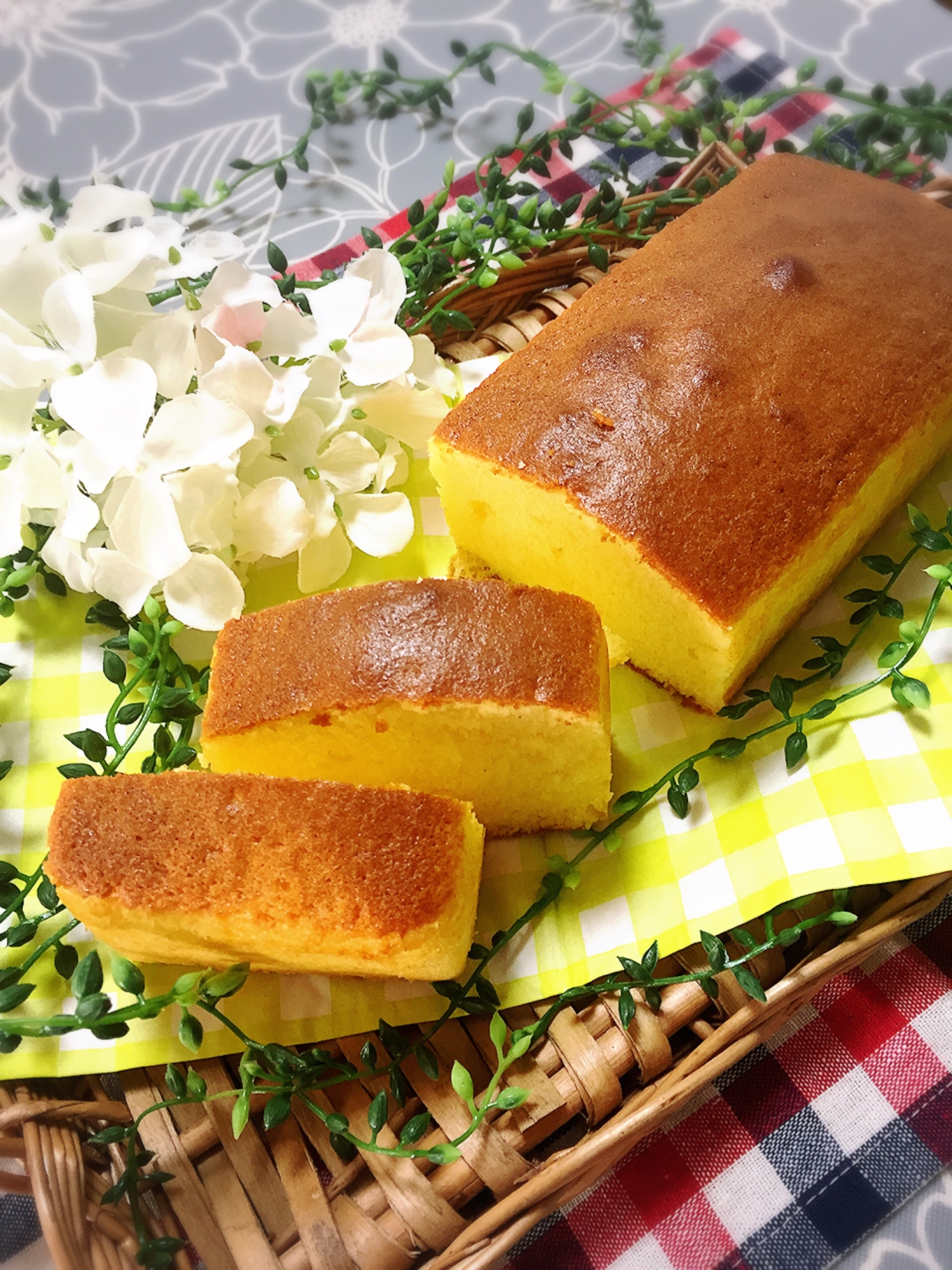 外はカリッと中はふんわり☆簡単パウンドケーキ☆