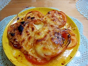 クリーミー☆焼きチーズトマト