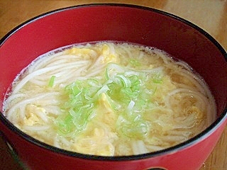 卵とじにゅうめん