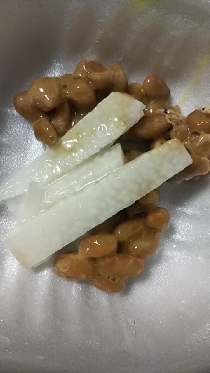 長芋と小ねぎの納豆