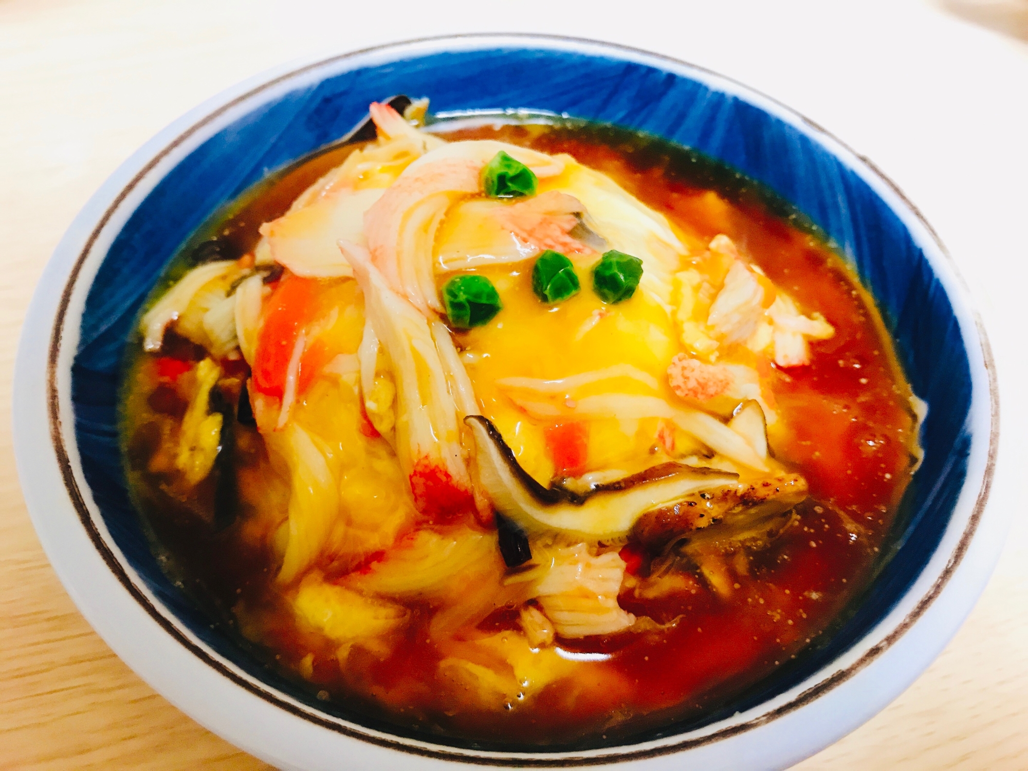 超簡単!かに玉の素で作る天津飯