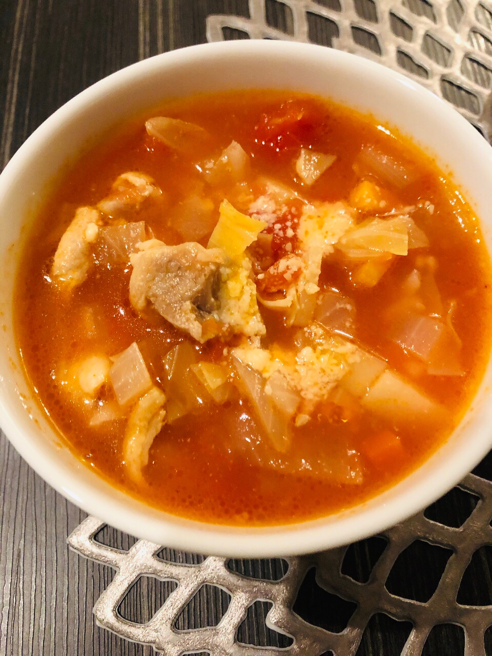 トマト缶と鶏肉で 野菜が美味しいミネストローネ レシピ 作り方 By おうち料理愛好家mamayumi 楽天レシピ トマト缶と鶏肉で 野菜が美味しいミネストローネ レシピ 作り方 By おうち料理愛好家mamayumi 楽天レシピ