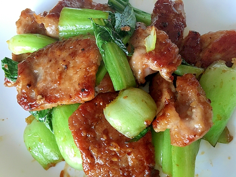 豚ロースと青梗菜のにんにくオイスターしょう油炒め レシピ 作り方 By Lin Nil 楽天レシピ 豚ロースと青梗菜のにんにくオイスターしょう油炒め レシピ 作り方 By Lin Nil 楽天レシピ