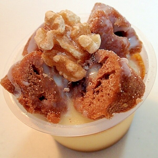 キャラメル香る チョコドーナツと胡桃の焼きプリン レシピ 作り方 By ぷ みぃまま 楽天レシピ キャラメル香る チョコドーナツと胡桃の焼きプリン レシピ 作り方 By ぷ みぃまま 楽天レシピ