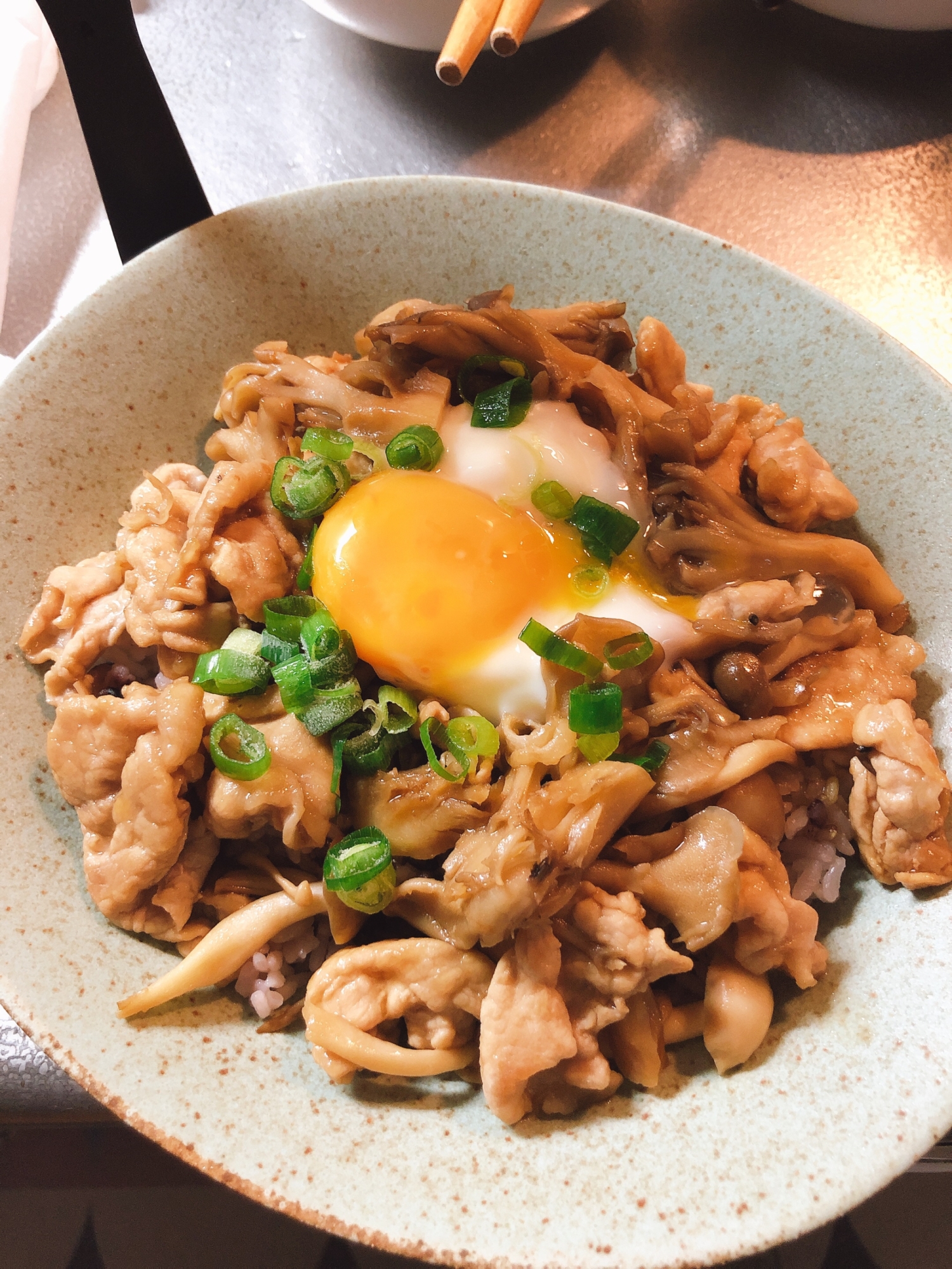 きのこたっぷり豚丼