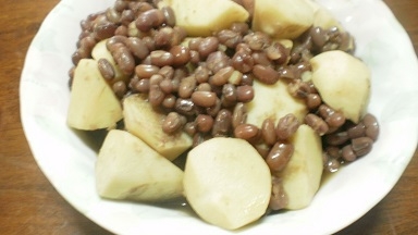 里芋と小豆のいとこ煮