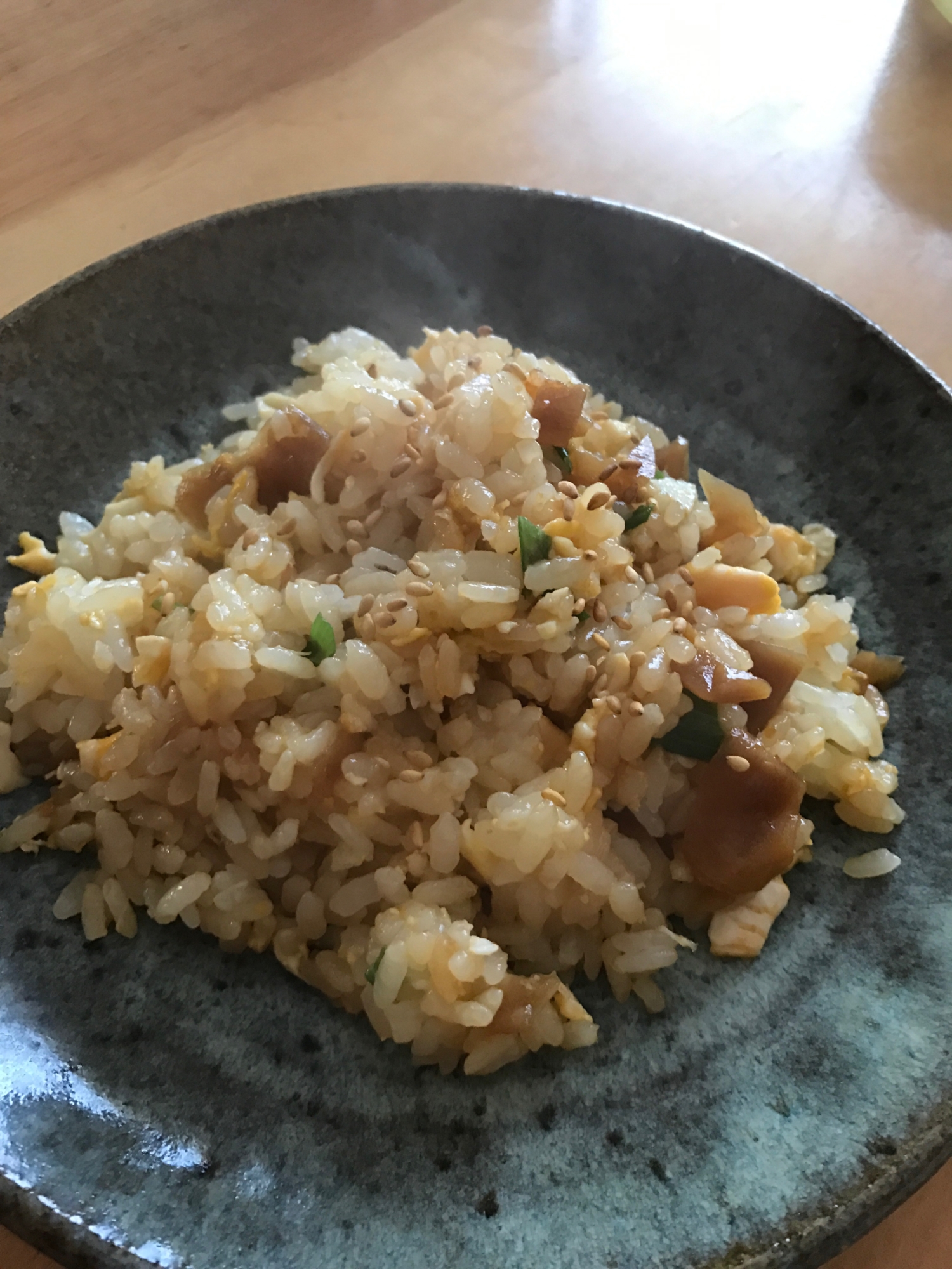 生姜の佃煮入り焼肉だれチャーハン