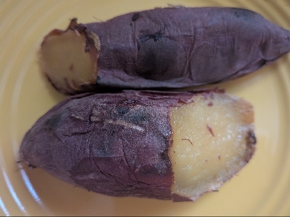 レンジとオーブンでほくほく焼き芋