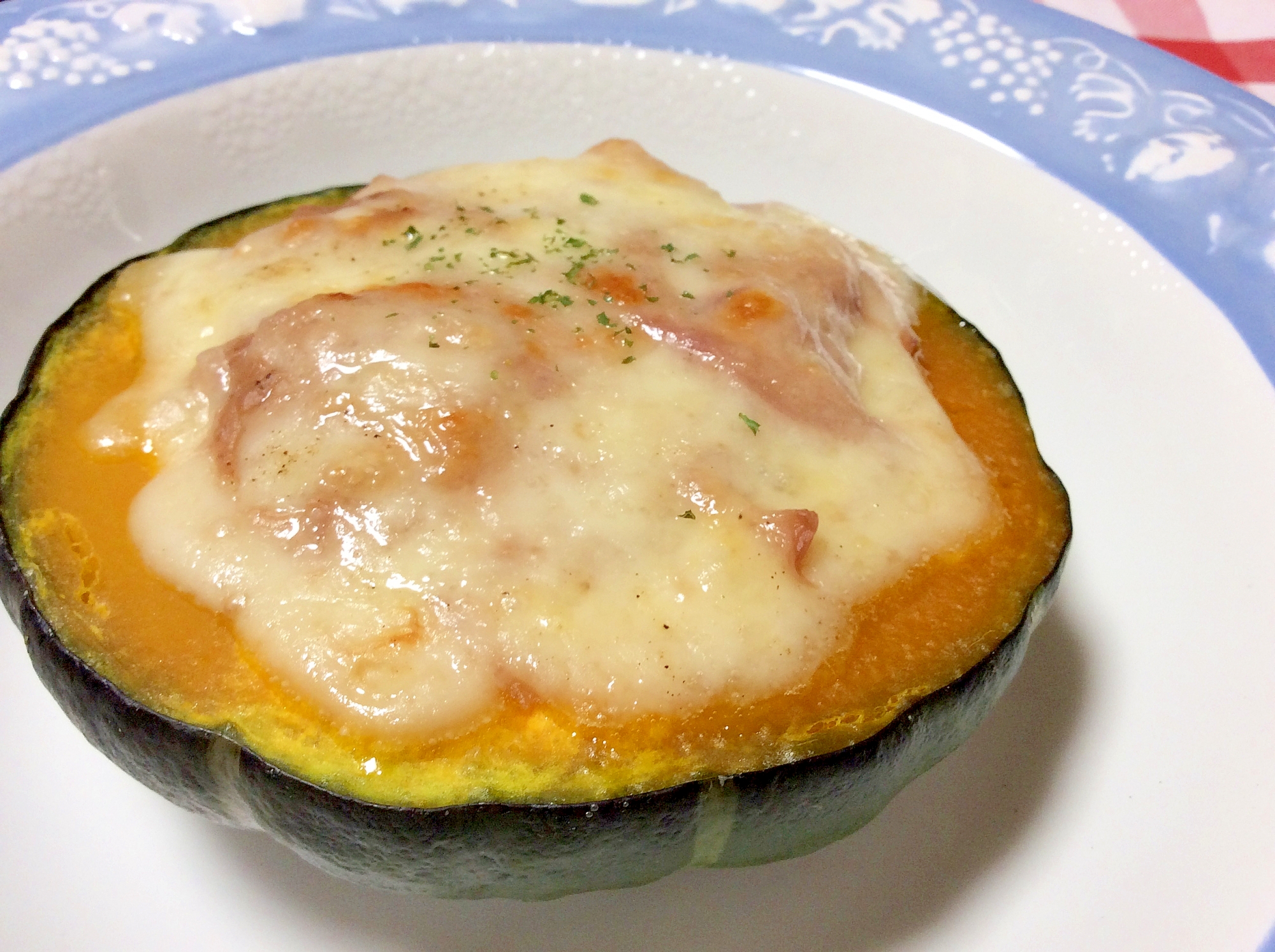 坊ちゃんかぼちゃのお手軽グラタン レシピ 作り方 By Willow Cabin 楽天レシピ