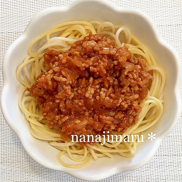 ケチャップで作る 簡単ミートソース レシピ 作り方 By ななじまる 楽天レシピ ケチャップで作る 簡単ミートソース レシピ 作り方 By ななじまる 楽天レシピ