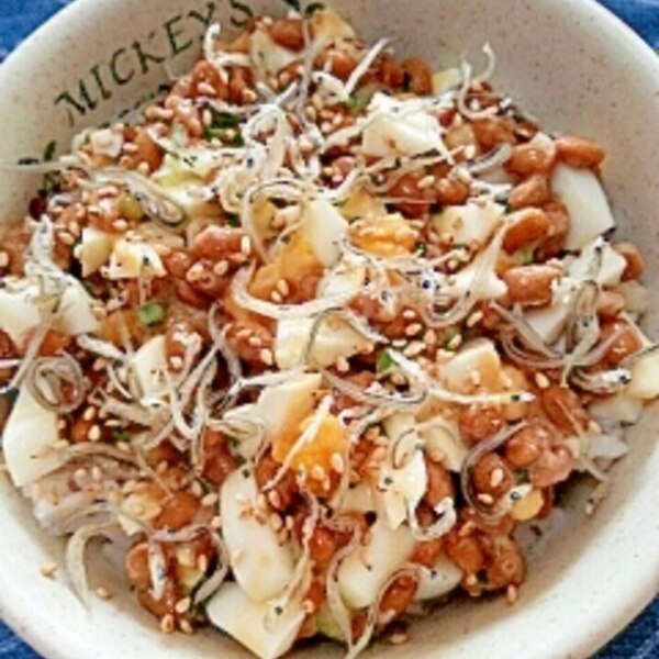 納豆の食べ方 ゆでたまご 小女子 レシピ 作り方 By Nyan260 楽天レシピ 納豆の食べ方 ゆでたまご 小女子 レシピ 作り方 By Nyan260 楽天レシピ