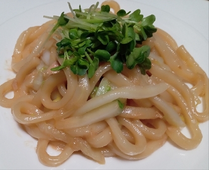 ツナと白菜の焼きうどん☆バター醤油味