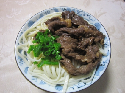 牛こま肉の甘辛煮