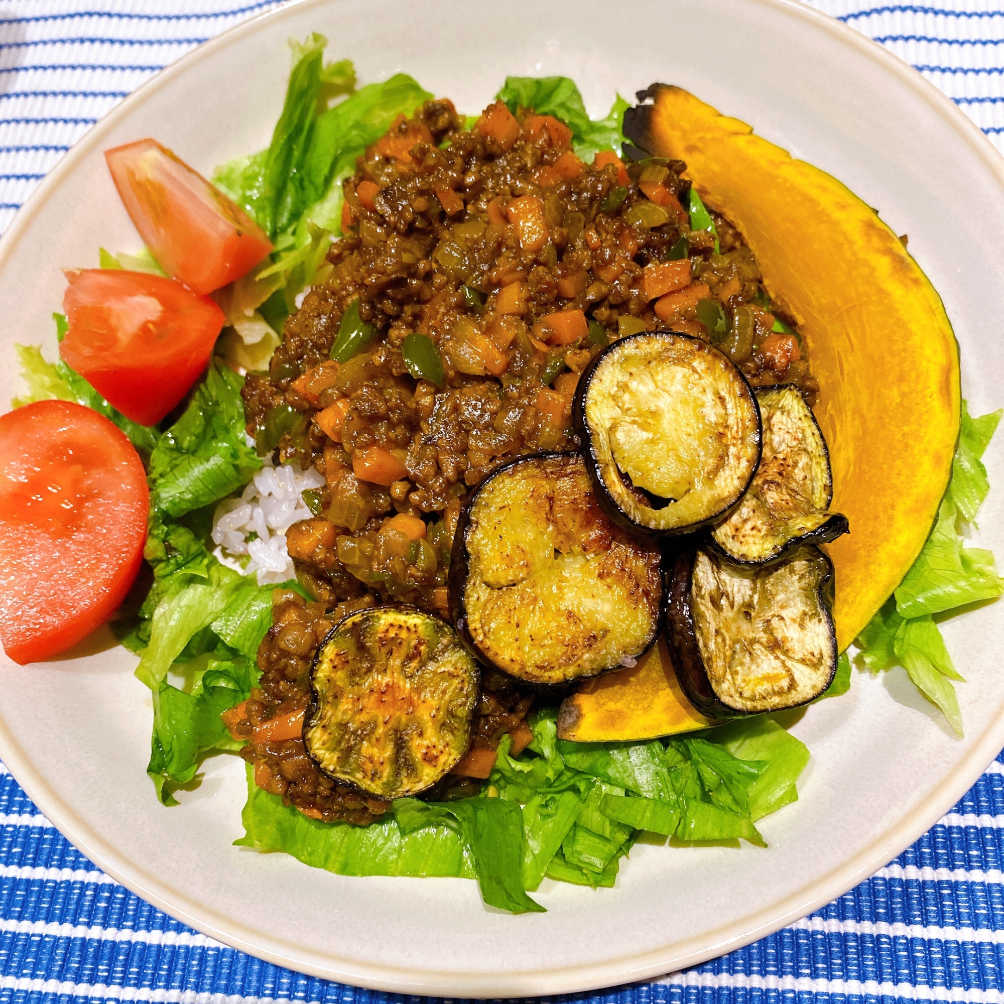 野菜たっぷり！キーマカレー