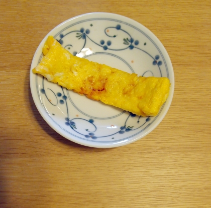 卵焼きのケチャップ巻き(オムレツ風)