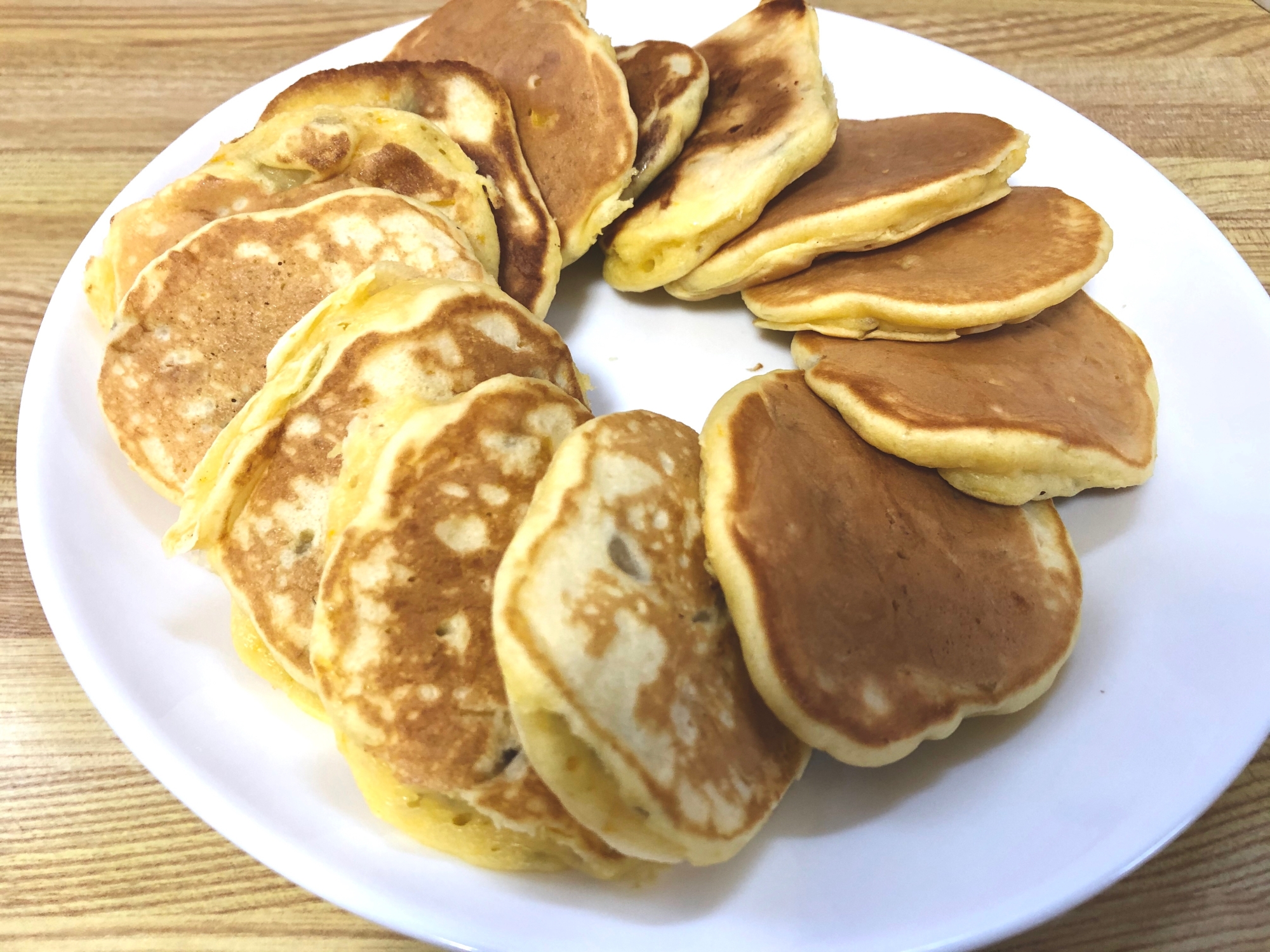 カボチャとバナナのパンケーキ⭐