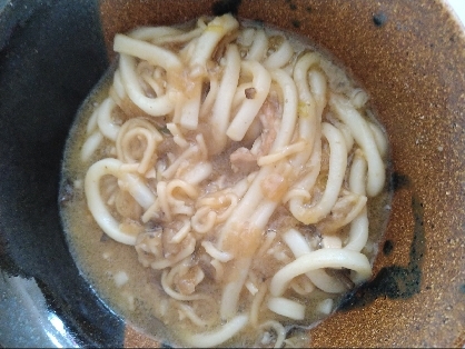 もつ鍋の残りのスープで絶品うどん！