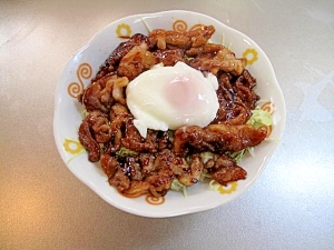 簡単！豚もちカリ丼