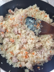 炊飯器で チキンピラフ レシピ 作り方 By きのこのみみ 楽天レシピ