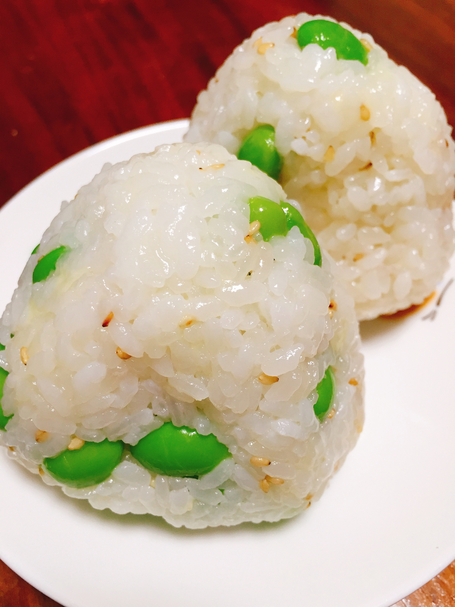 ごま油香る！まめチーおにぎり