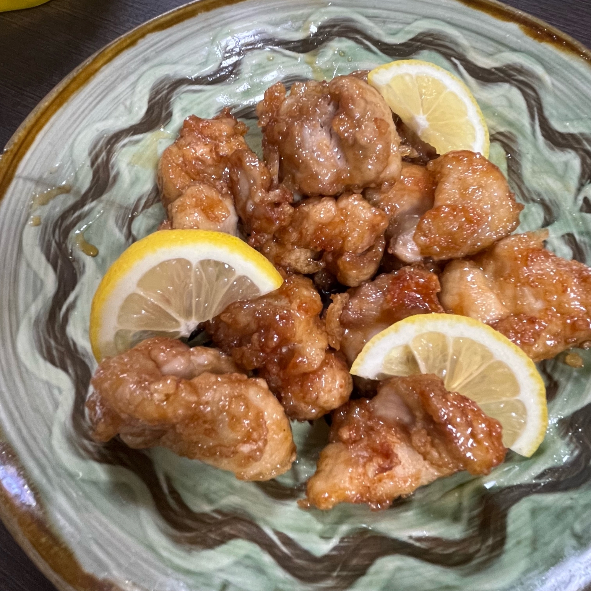 揚げ若鶏のレモン煮