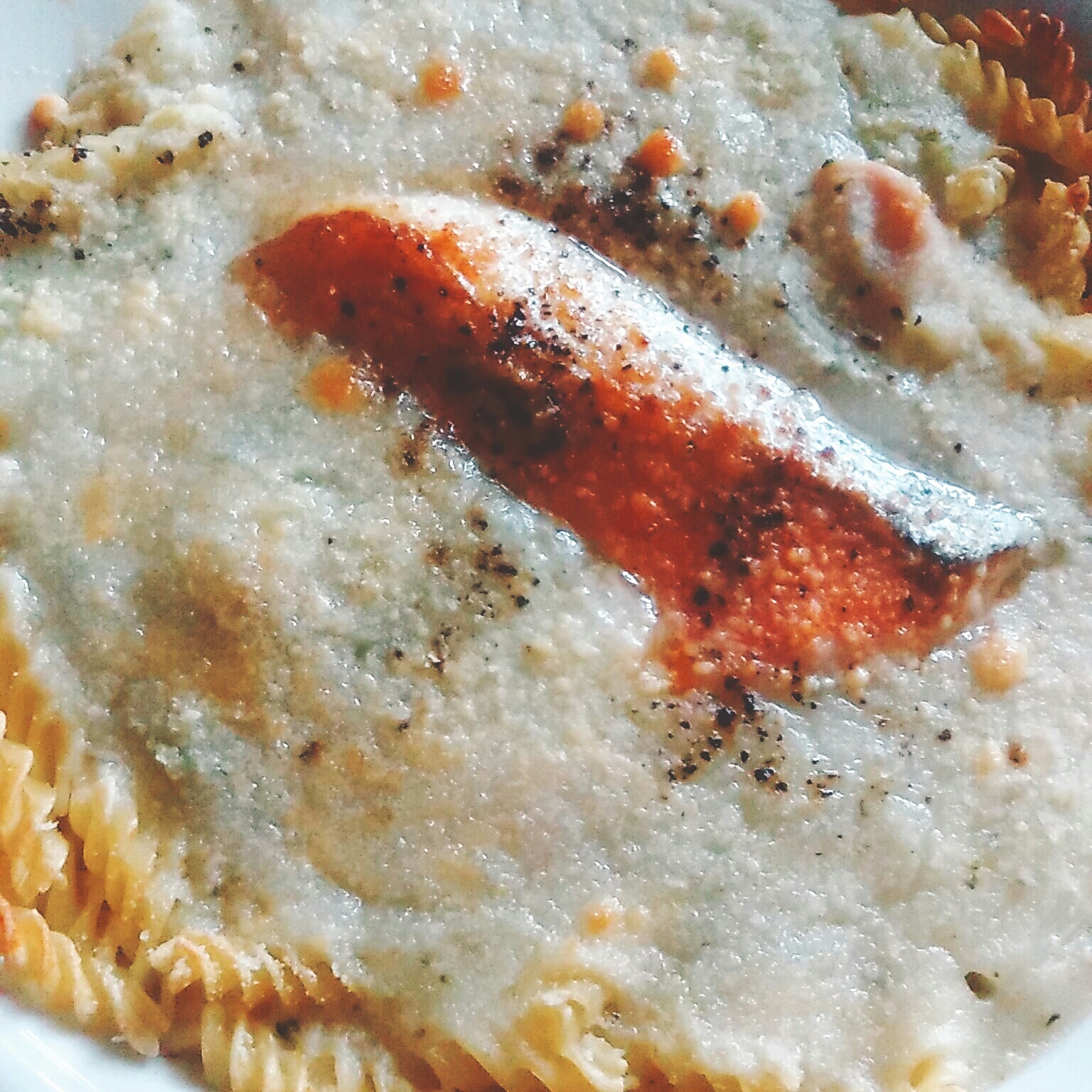 焼き鮭シチューグラタン
