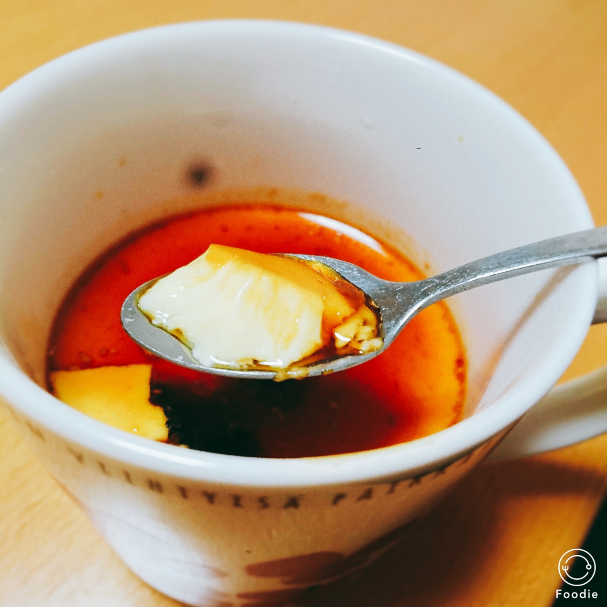 *【卵黄1個】簡単なめらかプリン*