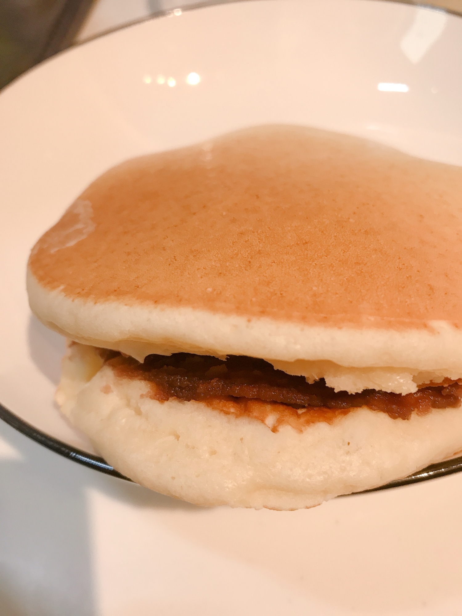 子供喜ぶ❤️ホットケーキミックスでどら焼き作り❗️